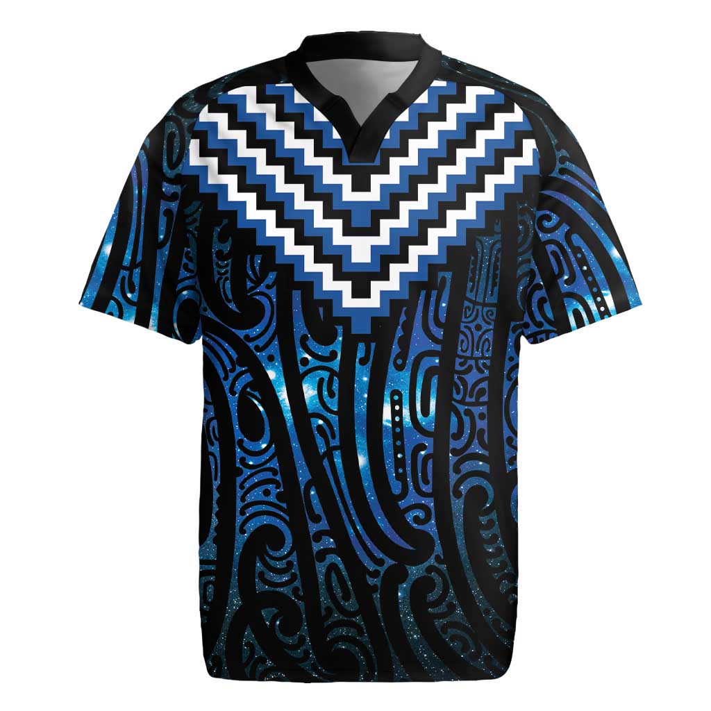 New Zealand Matariki Rugby Jersey Galaxy Poutama Motifs