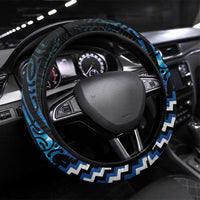 New Zealand Matariki Steering Wheel Cover Galaxy Poutama Motifs
