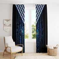 New Zealand Matariki Window Curtain Galaxy Poutama Motifs
