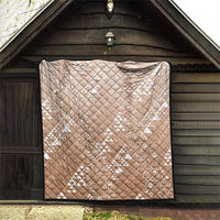 Hawaii Beige Kapa Quilt Vintage 'Ohe Kāpala Motifs Mix Plumeria Leis LT7 - Polynesian Pride