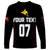 Personalised PNG Hunters Rugby Long Sleeve Shirt Motuan Style LT7 - Polynesian Pride