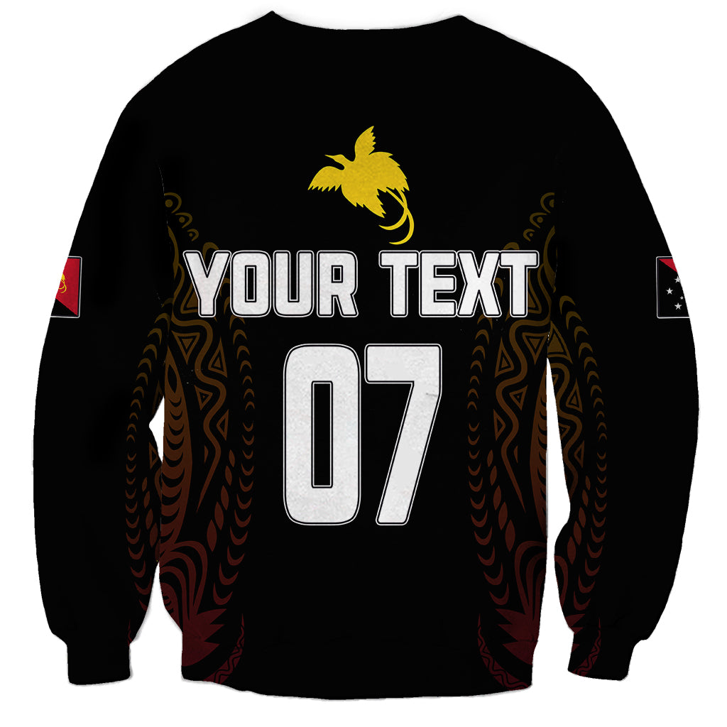 Personalised PNG Hunters Rugby Sweatshirt Motuan Style LT7 - Polynesian Pride
