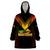 Personalised PNG Hunters Rugby Wearable Blanket Hoodie Motuan Style LT7 One Size Black - Polynesian Pride