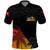 Custom PNG Hunters Rugby Polo Shirt Palm Trees Simple LT7 Black - Polynesian Pride