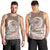 Polynesian Plumeria Men Tank Top Ride The Waves - Beige LT7 - Polynesian Pride