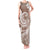 Polynesian Plumeria Tank Maxi Dress Ride The Waves - Beige LT7 Women Beige - Polynesian Pride