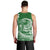 Polynesian Plumeria Men Tank Top Ride The Waves - Green LT7 - Polynesian Pride