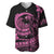 Polynesian Plumeria Baseball Jersey Ride The Waves - Pink LT7 Pink - Polynesian Pride