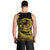 Polynesian Plumeria Men Tank Top Ride The Waves - Yellow LT7 - Polynesian Pride