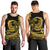 Polynesian Plumeria Men Tank Top Ride The Waves - Yellow LT7 - Polynesian Pride