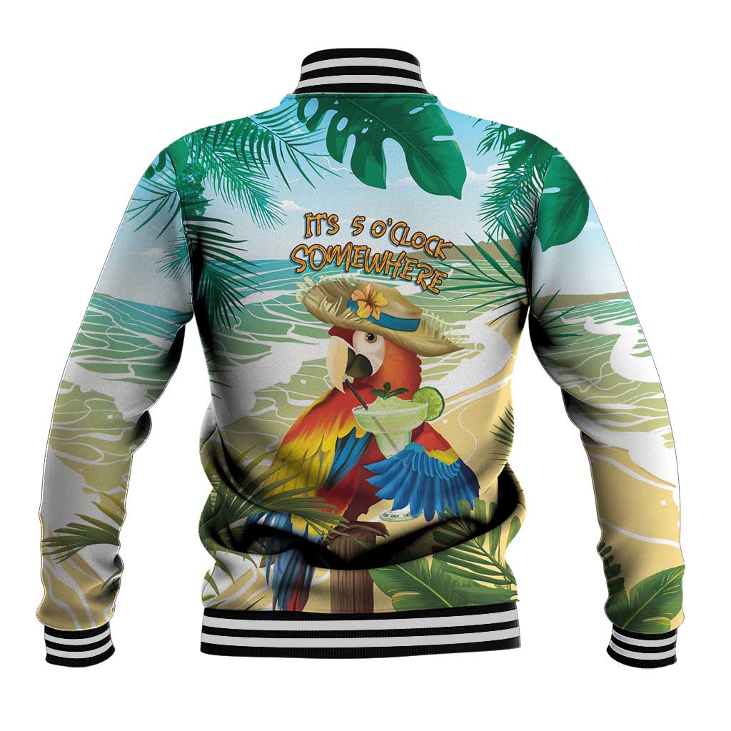 Aloha Hawaii It's 5 o'clock Somewhere Baseball Jacket LT7 - Polynesian Pride