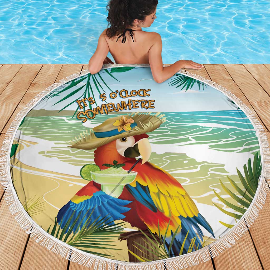 Aloha Hawaii It's 5 o'clock Somewhere Beach Blanket LT7 - Polynesian Pride
