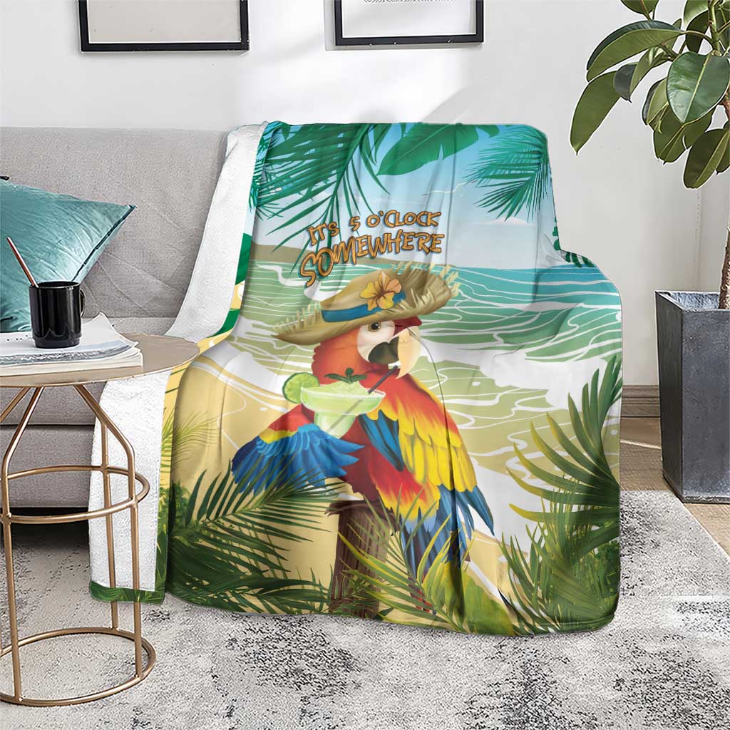 Aloha Hawaii It's 5 o'clock Somewhere Blanket - Polynesian Pride