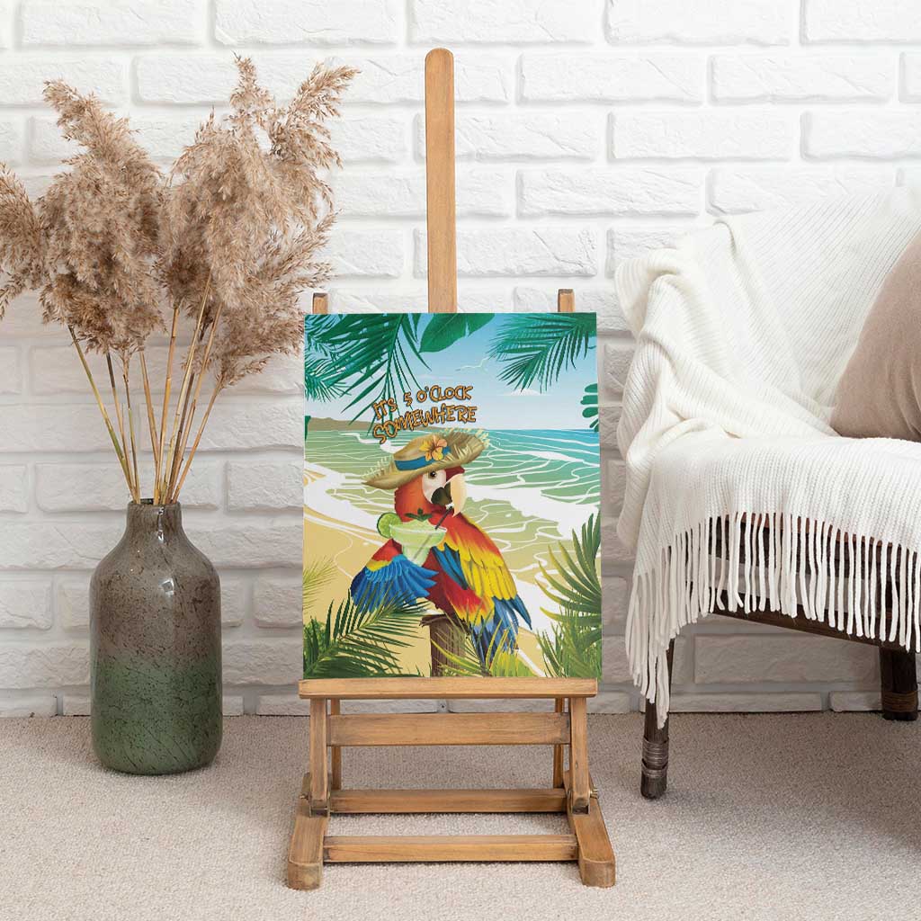 Aloha Hawaii It's 5 o'clock Somewhere Canvas Wall Art LT7 - Polynesian Pride