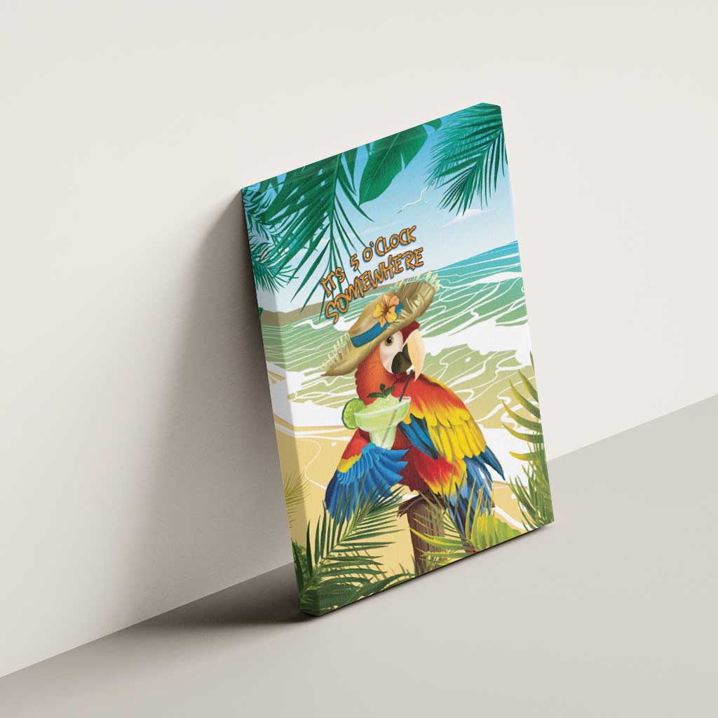 Aloha Hawaii It's 5 o'clock Somewhere Canvas Wall Art LT7 - Polynesian Pride