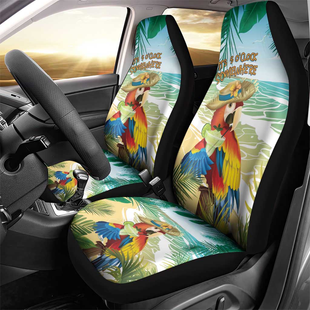 Aloha Hawaii It's 5 o'clock Somewhere Car Seat Cover - Polynesian Pride