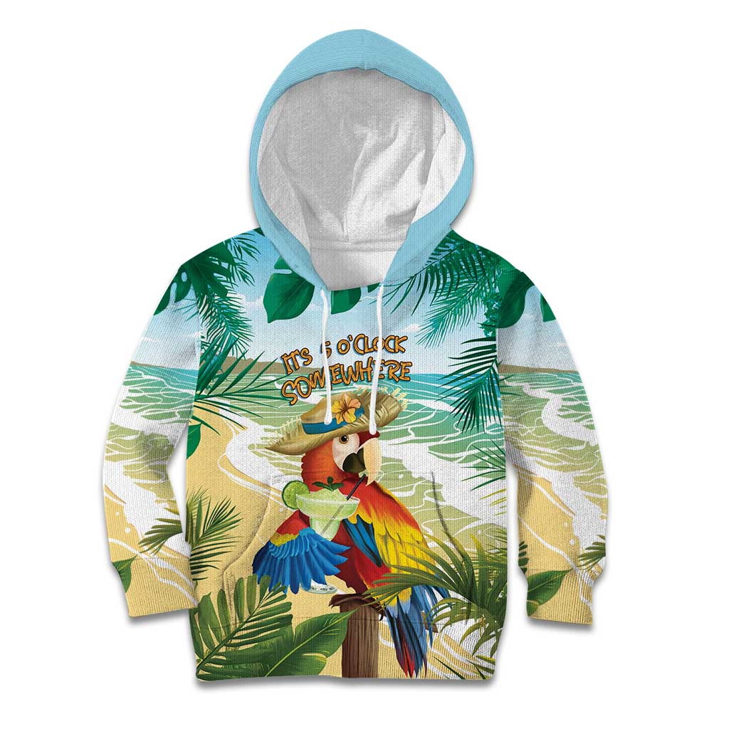 Aloha Hawaii It's 5 o'clock Somewhere Kid Hoodie - Polynesian Pride