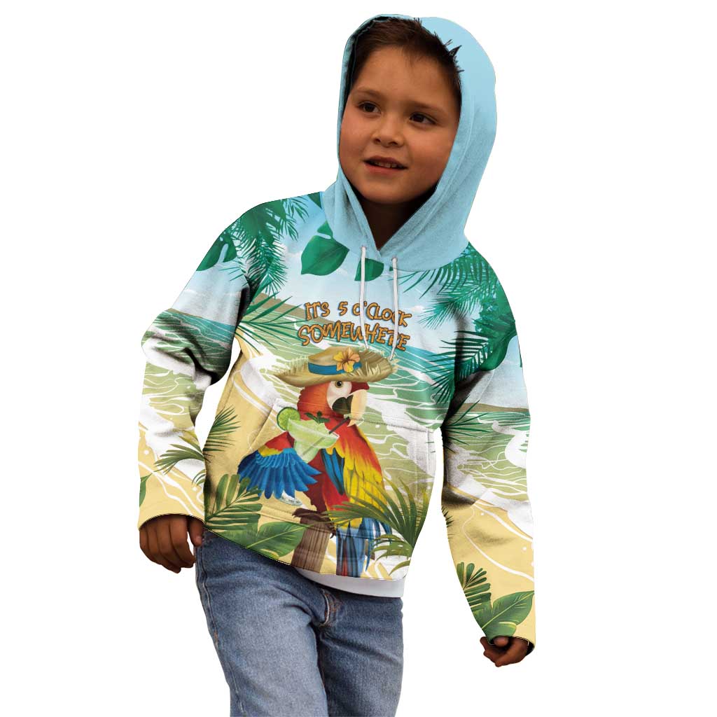 Aloha Hawaii It's 5 o'clock Somewhere Kid Hoodie - Polynesian Pride