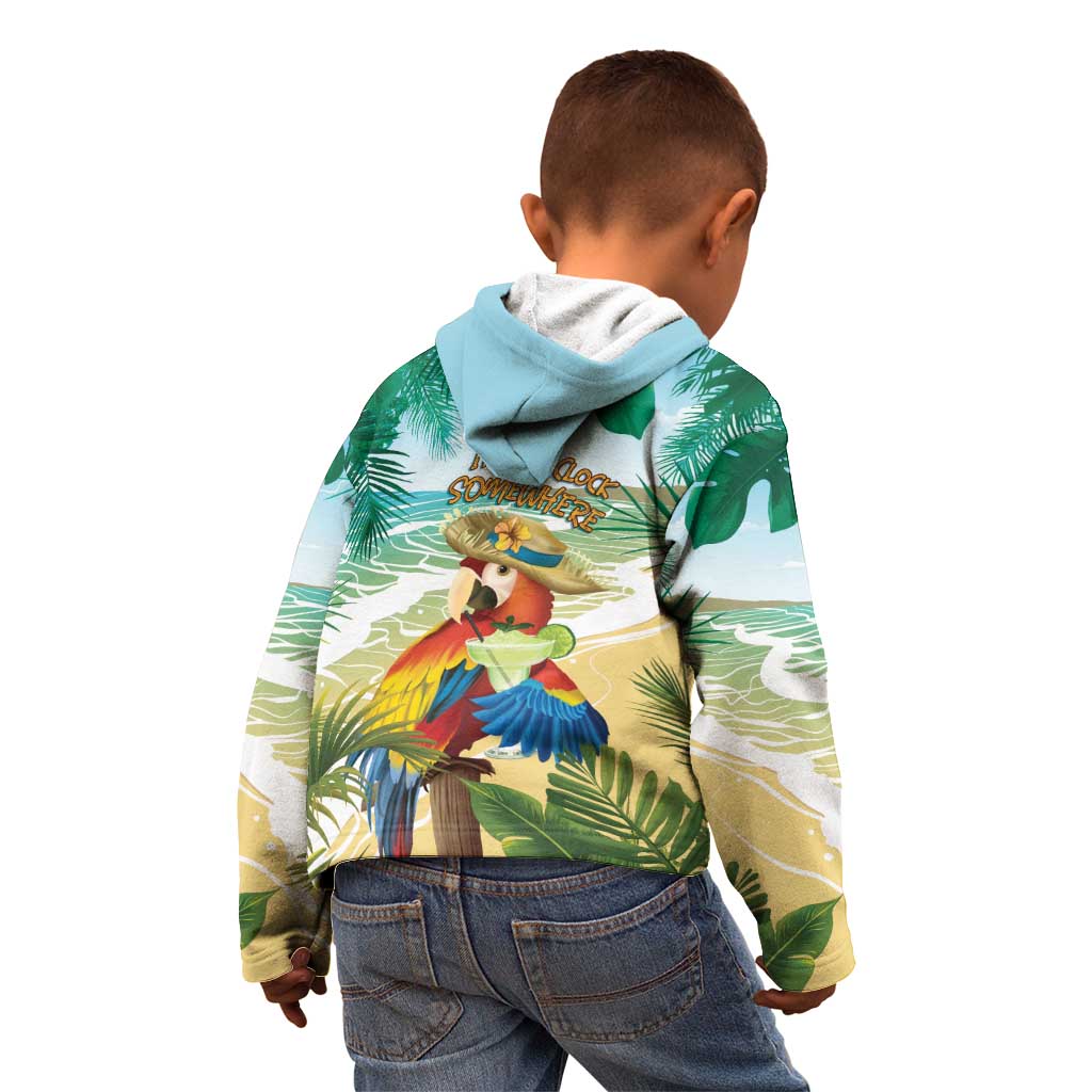 Aloha Hawaii It's 5 o'clock Somewhere Kid Hoodie - Polynesian Pride