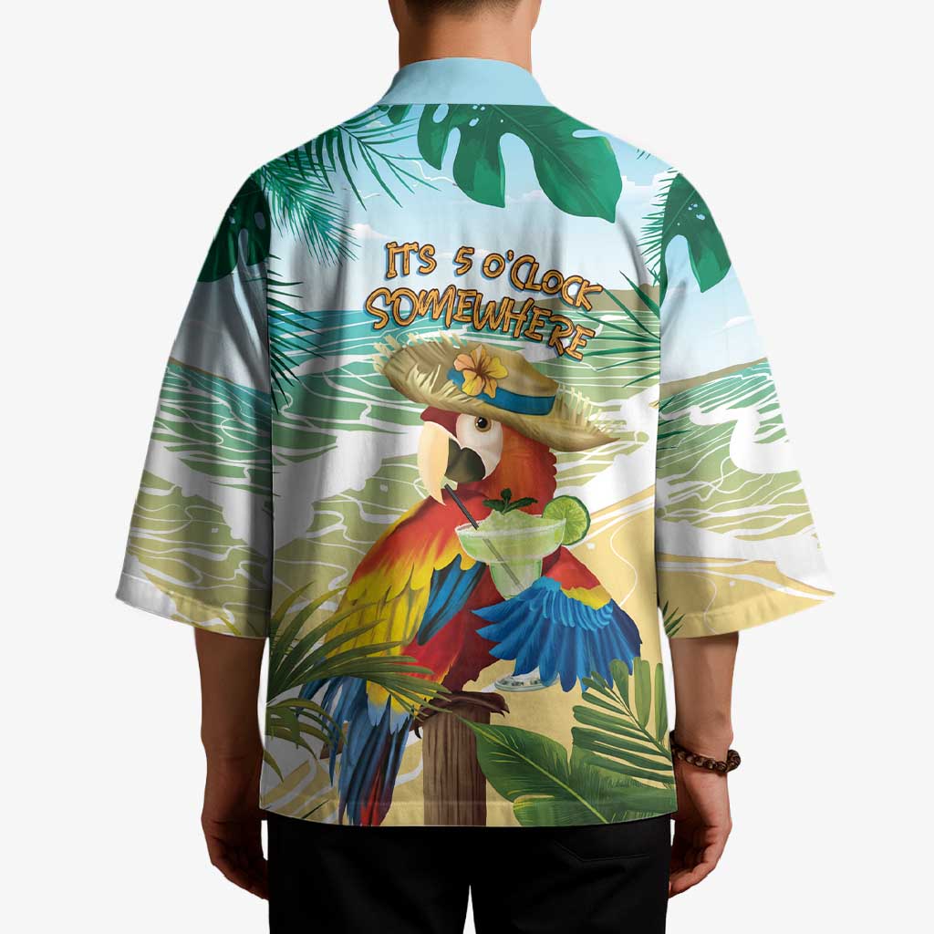 Aloha Hawaii It's 5 o'clock Somewhere Kimono - Polynesian Pride
