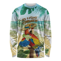 Aloha Hawaii It's 5 o'clock Somewhere Long Sleeve Shirt LT7 Unisex Blue - Polynesian Pride