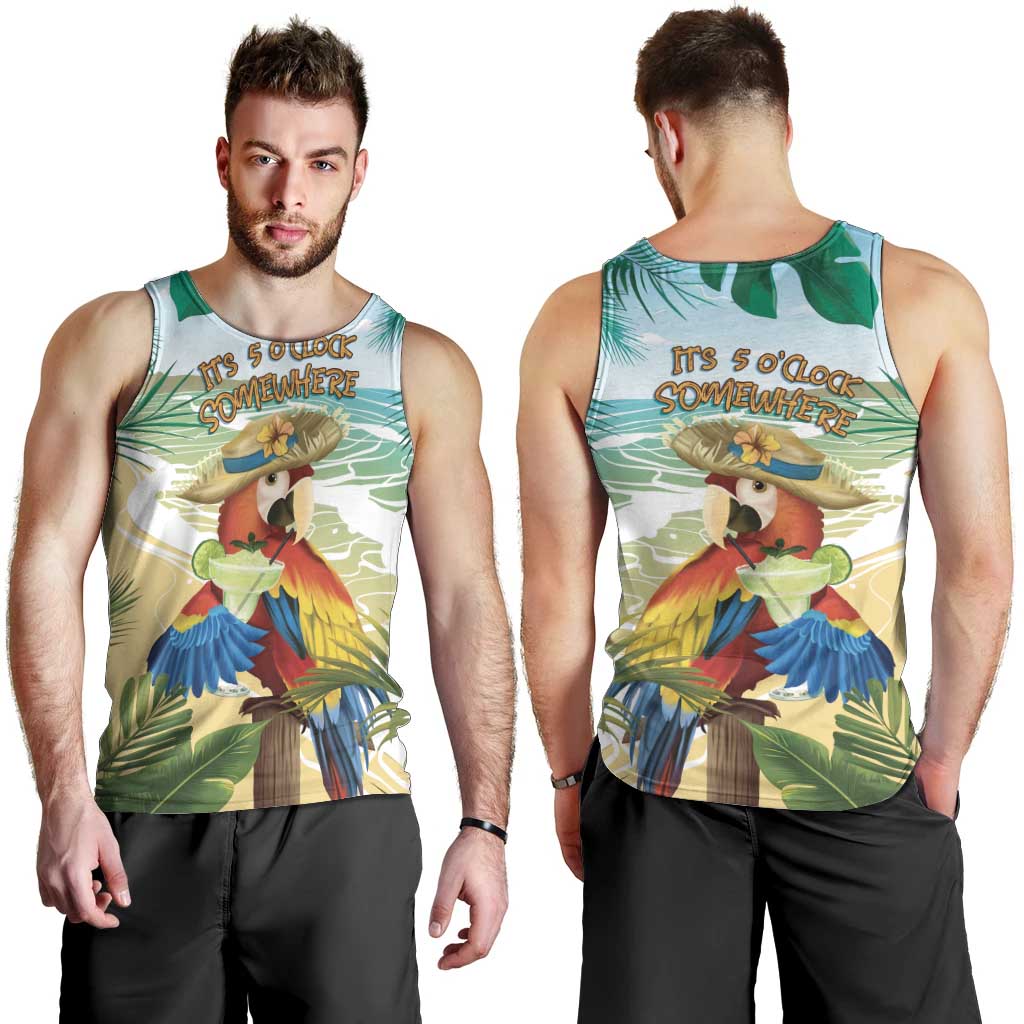 Aloha Hawaii It's 5 o'clock Somewhere Men Tank Top LT7 - Polynesian Pride