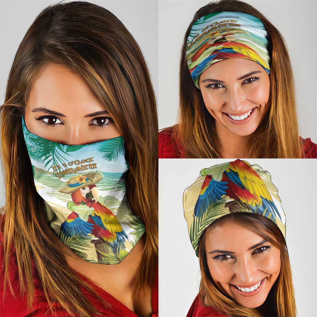 Aloha Hawaii It's 5 o'clock Somewhere Neck Gaiter - Polynesian Pride