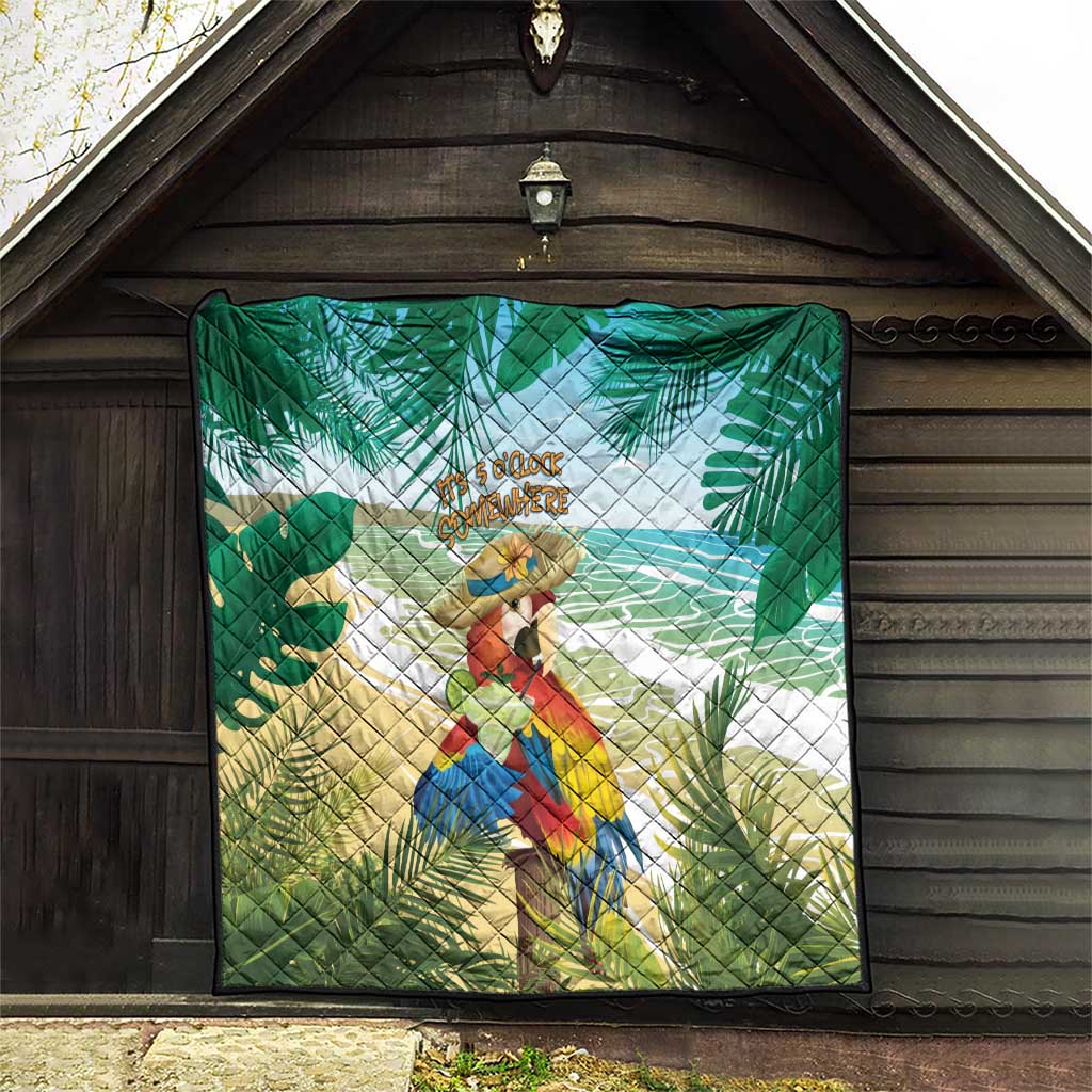 Aloha Hawaii It's 5 o'clock Somewhere Quilt - Polynesian Pride