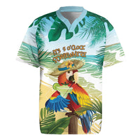Aloha Hawaii It's 5 o'clock Somewhere Rugby Jersey LT7 Blue - Polynesian Pride