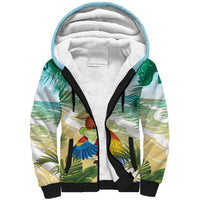 Aloha Hawaii It's 5 o'clock Somewhere Sherpa Hoodie LT7 Unisex Blue - Polynesian Pride
