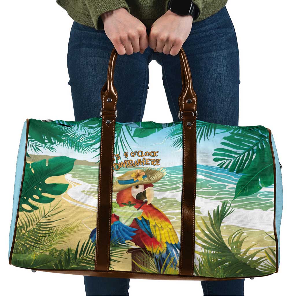 Aloha Hawaii It's 5 o'clock Somewhere Travel Bag - Polynesian Pride