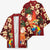 Crimson Red Tropical Christmas Hawaii Tapa Kimono Aloha Santa Drink Party - Polynesian Pride