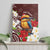 Felis Pasgua Guam Canvas Wall Art Christmas Sihek Kingfisher with Guasali