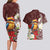 Felis Pasgua Guam Couples Matching Long Sleeve Bodycon Dress and Hawaiian Shirt Christmas Sihek Kingfisher with Guasali