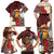 Felis Pasgua Guam Family Matching Off Shoulder Maxi Dress and Hawaiian Shirt Christmas Sihek Kingfisher with Guasali