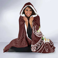 Felis Pasgua Guam Hooded Blanket Christmas Sihek Kingfisher with Guasali LT7 - Polynesian Pride