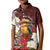 Felis Pasgua Guam Kid Polo Shirt Christmas Sihek Kingfisher with Guasali