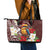 Felis Pasgua Guam Leather Tote Bag Christmas Sihek Kingfisher with Guasali