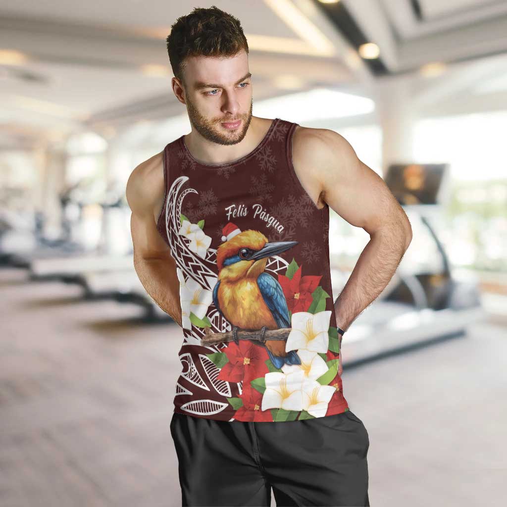 Felis Pasgua Guam Men Tank Top Christmas Sihek Kingfisher with Guasali