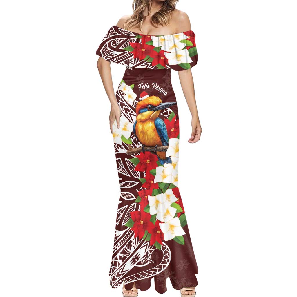 Felis Pasgua Guam Mermaid Dress Christmas Sihek Kingfisher with Guasali