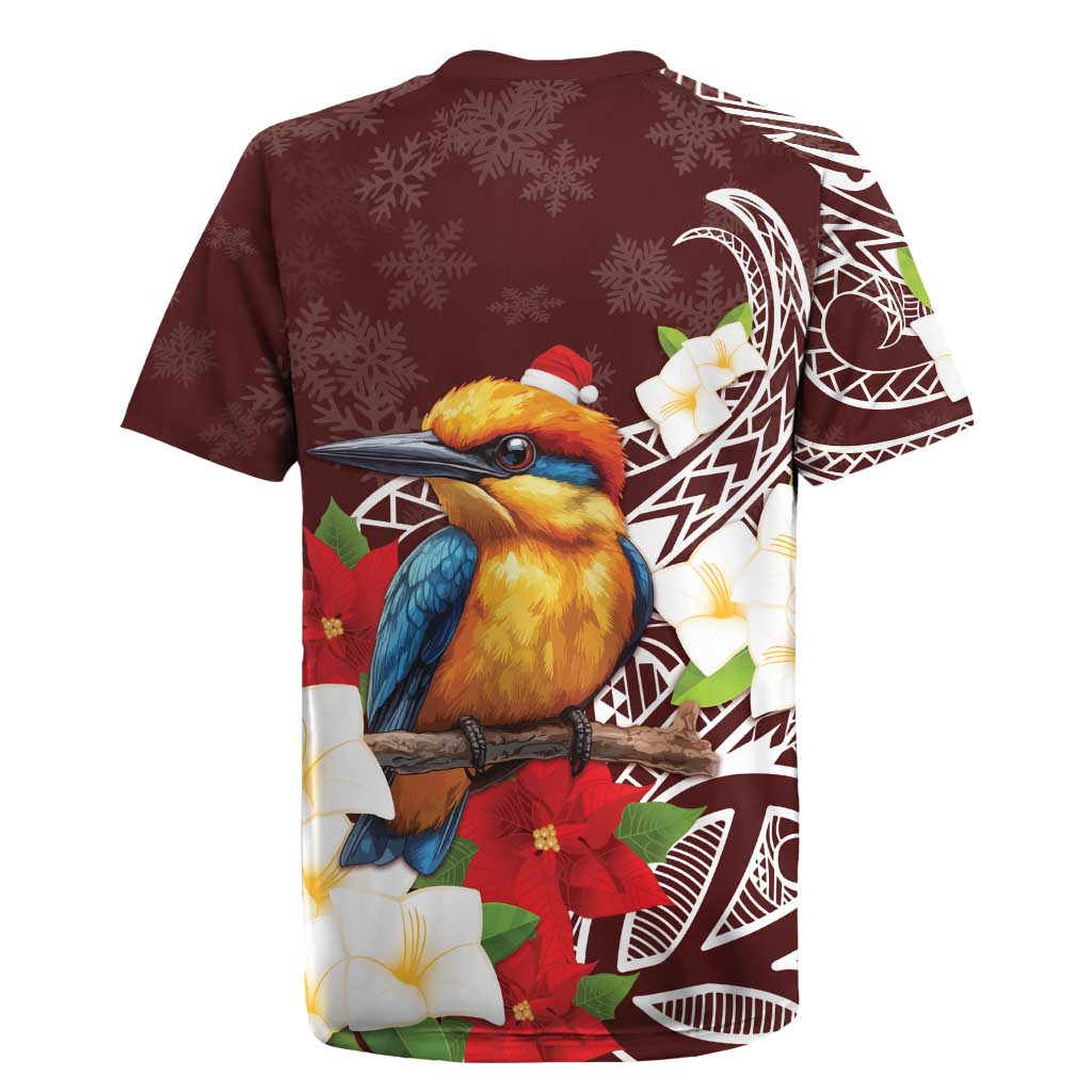 Felis Pasgua Guam Rugby Jersey Christmas Sihek Kingfisher with Guasali LT7 - Polynesian Pride