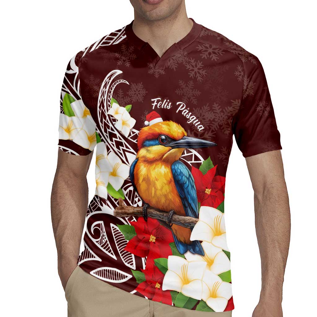 Felis Pasgua Guam Rugby Jersey Christmas Sihek Kingfisher with Guasali LT7 - Polynesian Pride