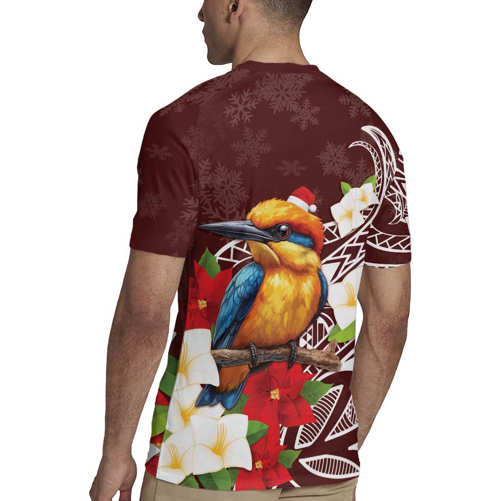 Felis Pasgua Guam Rugby Jersey Christmas Sihek Kingfisher with Guasali LT7 - Polynesian Pride