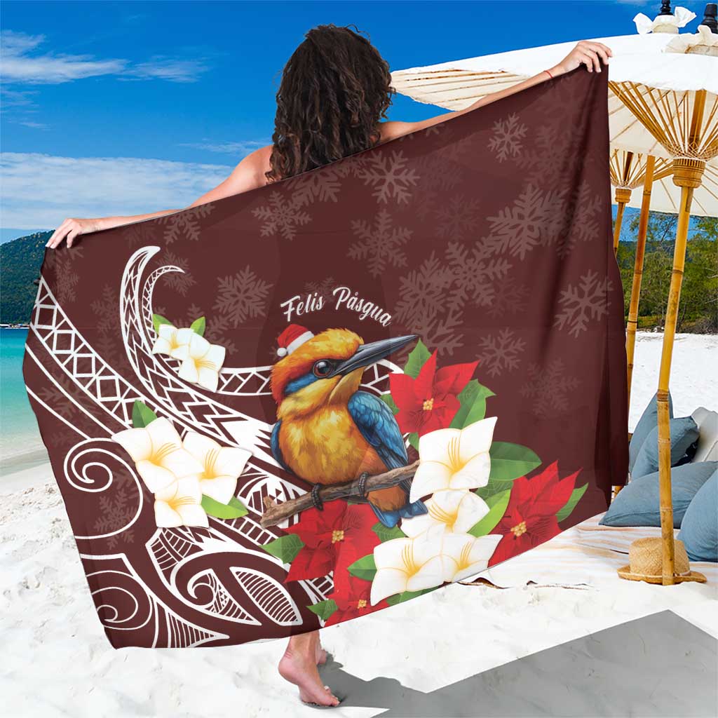 Felis Pasgua Guam Sarong Christmas Sihek Kingfisher with Guasali