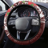 Felis Pasgua Guam Steering Wheel Cover Christmas Sihek Kingfisher with Guasali LT7 - Polynesian Pride