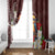 Felis Pasgua Guam Window Curtain Christmas Sihek Kingfisher with Guasali