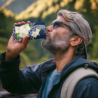 Hafa Adai Guam 4 in 1 Can Cooler Tumbler Sihek Guam Kingfisher with Guasali LT7