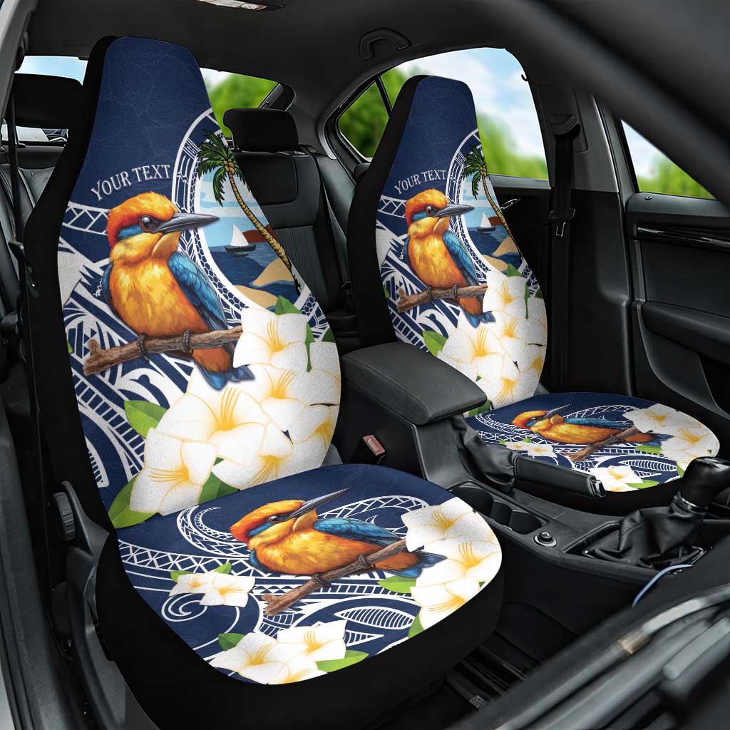 Hafa Adai Guam Car Seat Cover Sihek Guam Kingfisher with Guasali