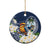 Hafa Adai Guam Ceramic Ornament Sihek Guam Kingfisher with Guasali