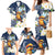 Hafa Adai Guam Family Matching Mermaid Dress and Hawaiian Shirt Sihek Guam Kingfisher with Guasali